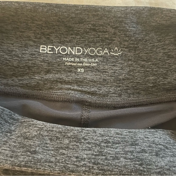 Beyond Yoga Spacedye Move It Skort Mini Athletic Black Heather Stretch Yoga - Picture 4 of 7